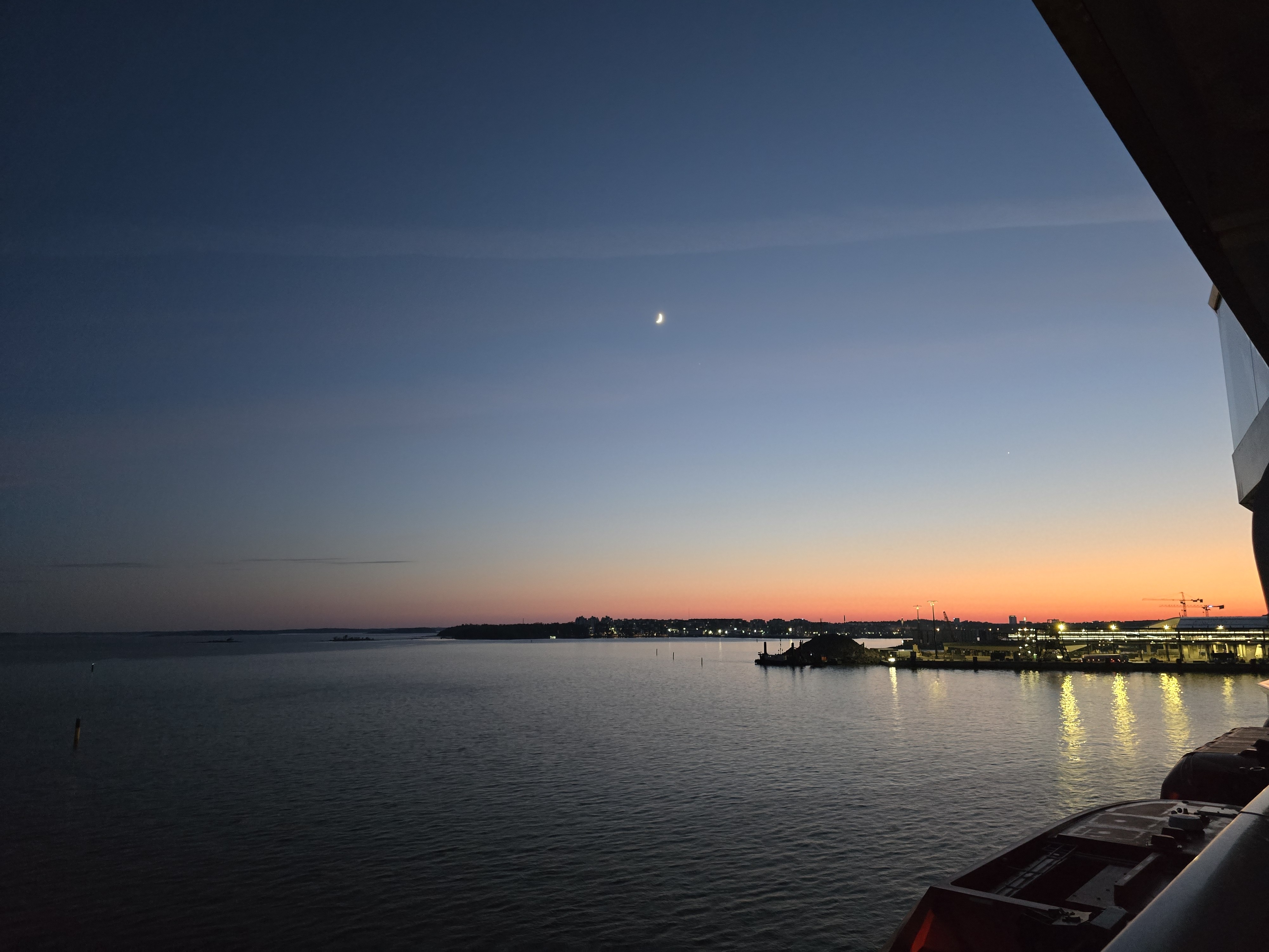 Sonnenuntergang Abend Helsinki