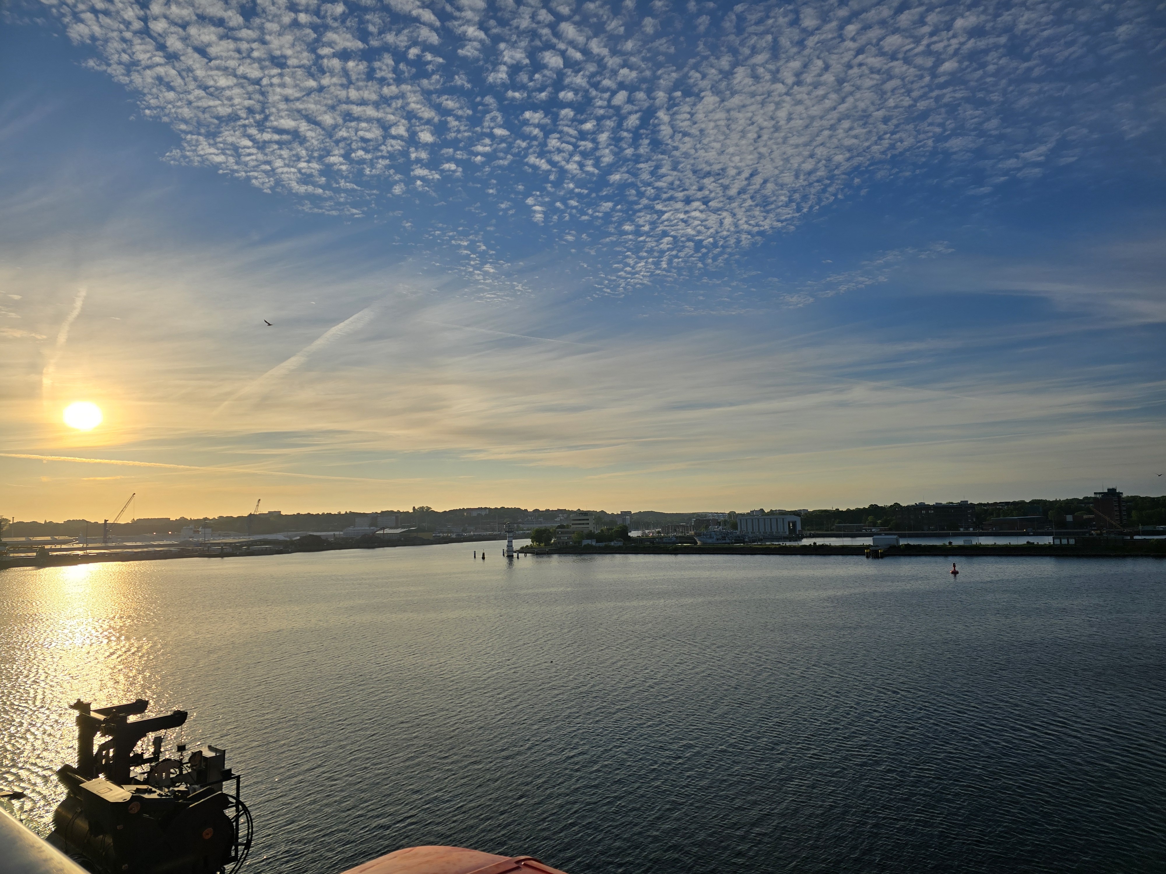 Guten Morgen und zurück in Deutschland (Kiel)