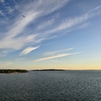 Schären im Sonnenaufgang