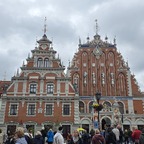 Schwarzhäupterhaus Riga - zu viele Menschen